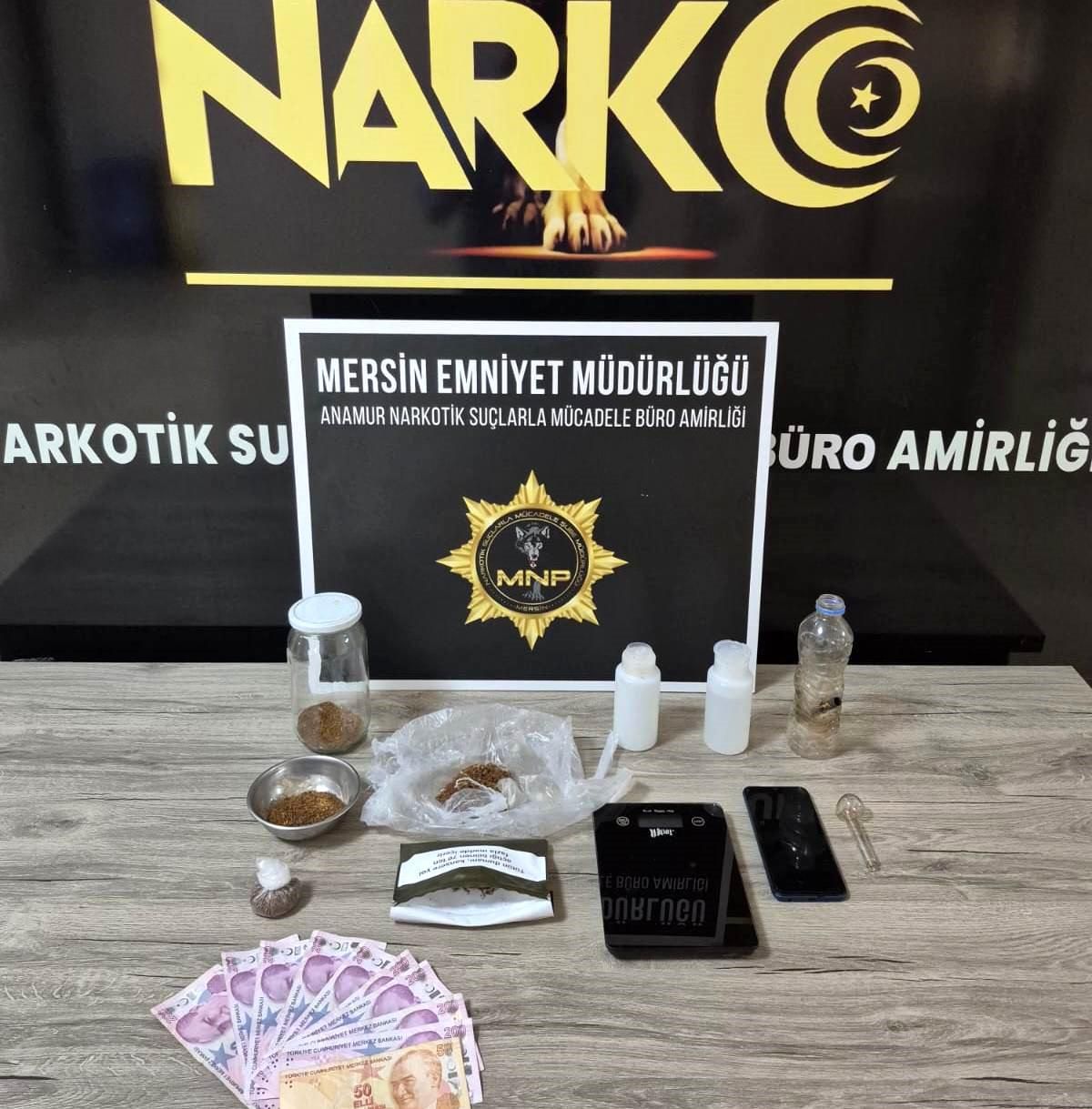 Anamur\'da Uyuşturucu Operasyonu: 1 Tutuklama