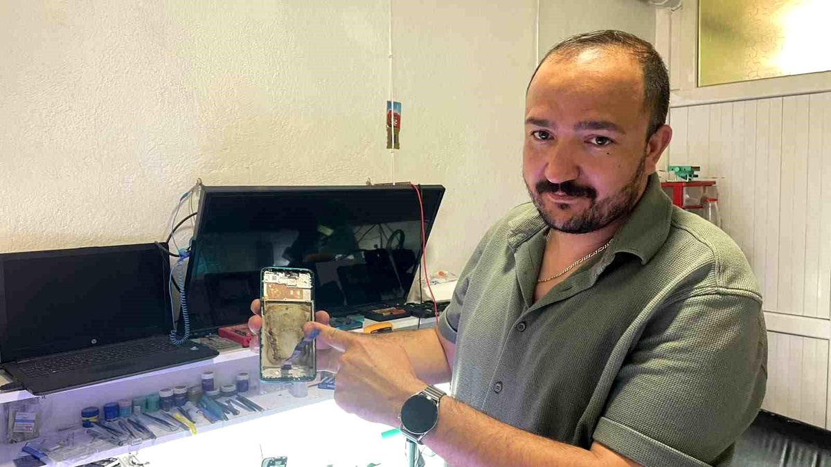 Karaman\'da Batarya Alev Aldı