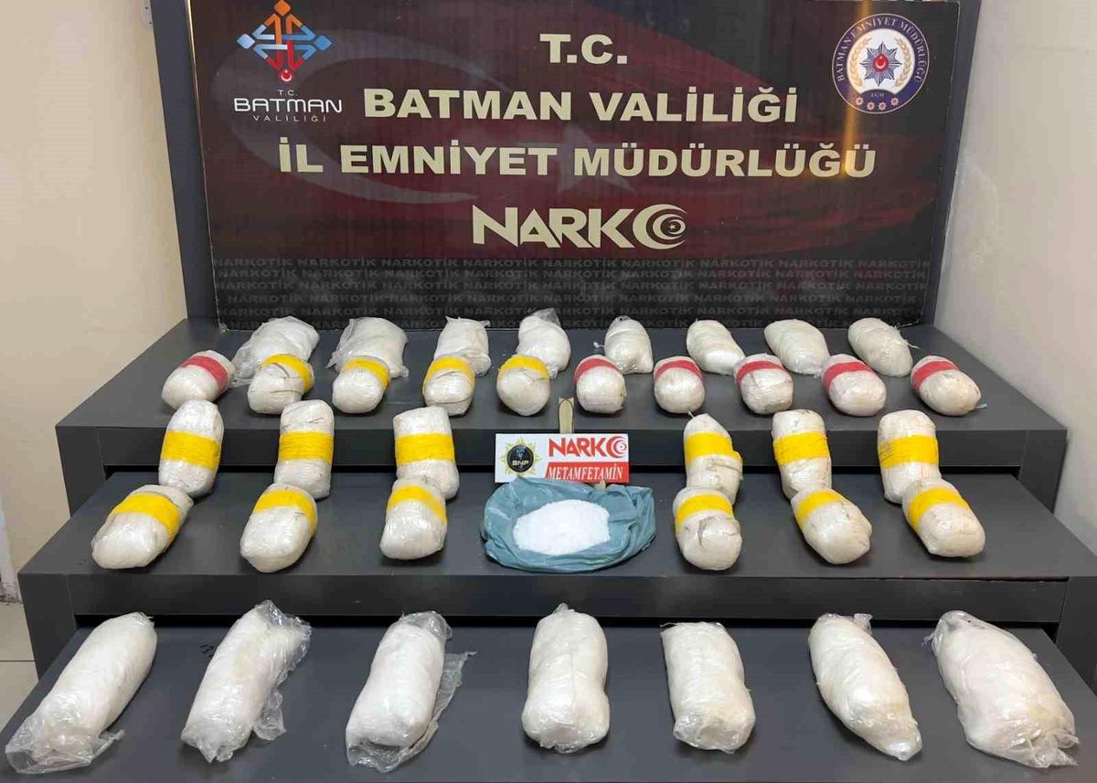 Batman\'da Uyuşturucu Operasyonu