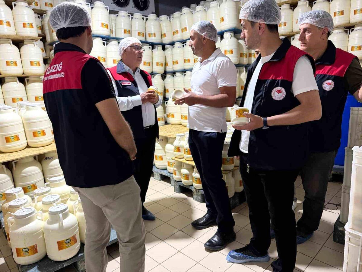 Elazığ\'da Tulum Peyniri Denetimi