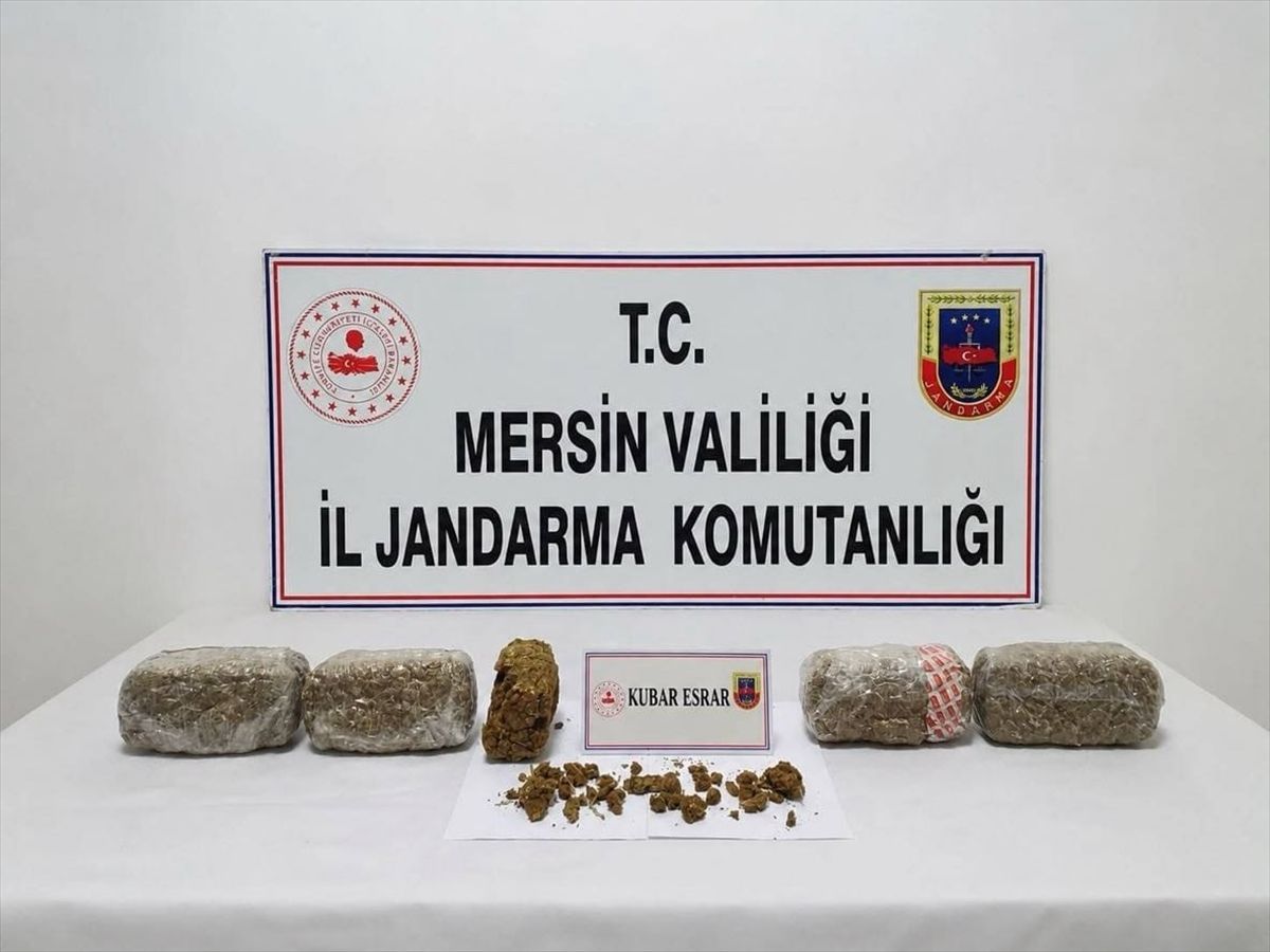 Mersin\'de Uyuşturucu Operasyonu: 6.3 kg Esrar Ele Geçirildi