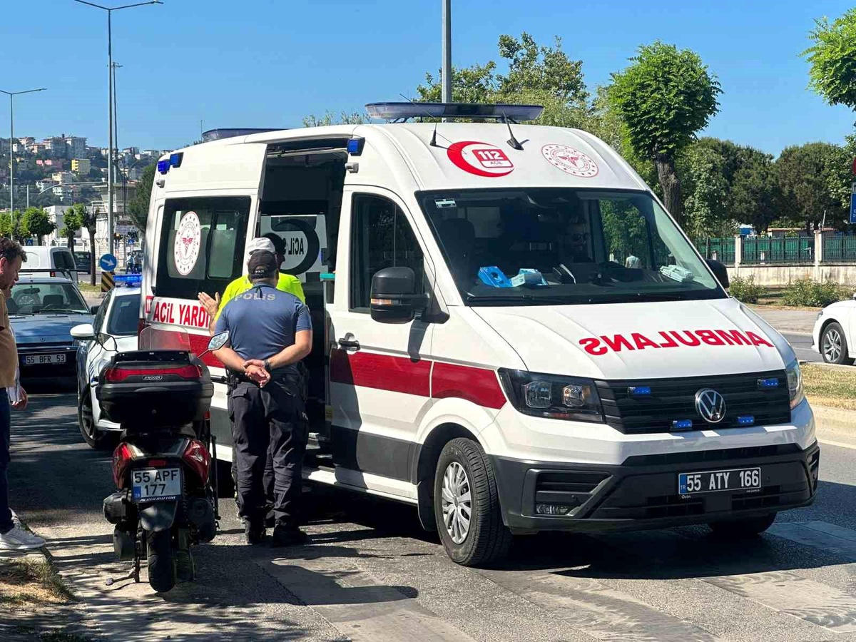 Motosiklet Kazası: Sürücü Yaralandı