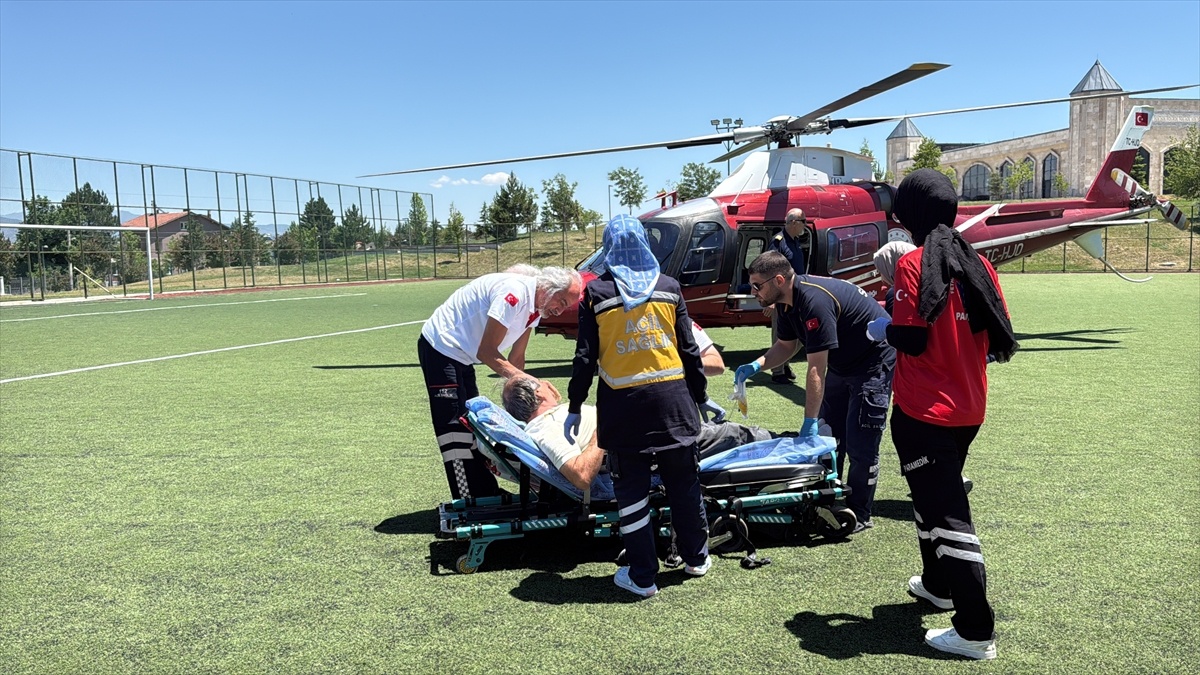 Seydişehir\'de Kalp Krizi: Hava Ambulansı ile Sevk