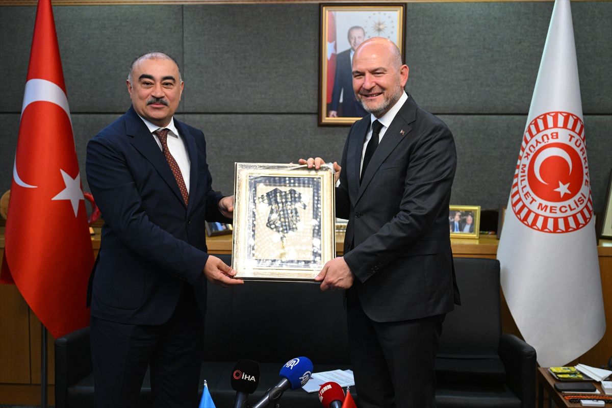 Soylu ve Azerbaycan Büyükelçisi Veda Ziyareti