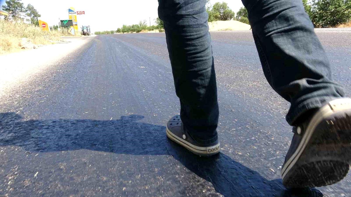 Adıyaman\'da Aşırı Sıcak Asfaltı Etti