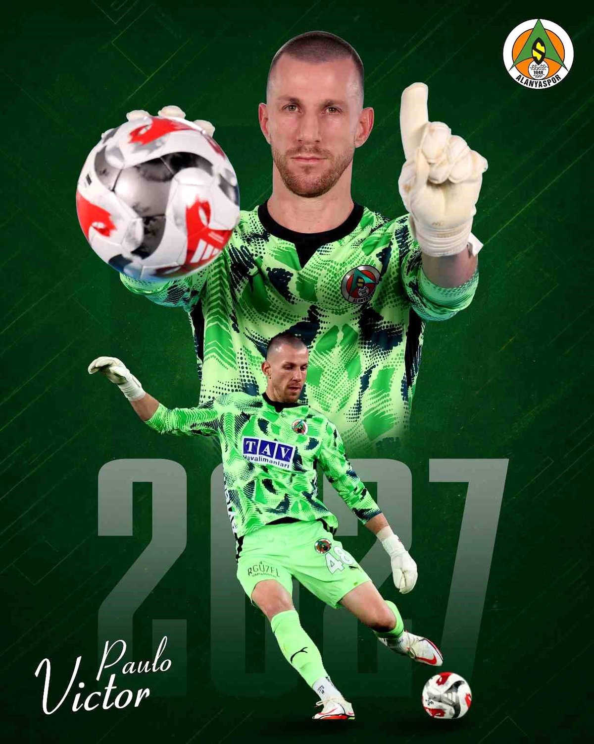 Corendon Alanyaspor, Paulo Victor\'un Sözleşmesini Uzattı