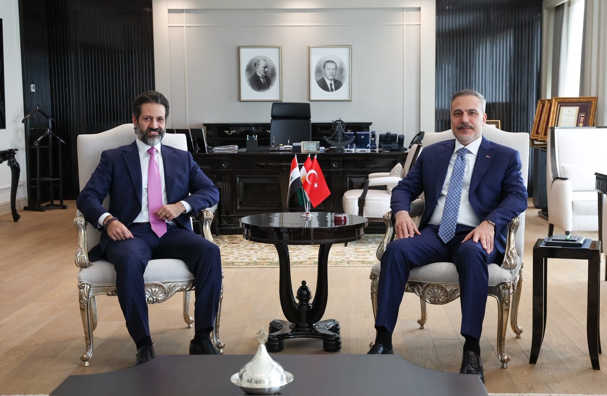 Fidan ve Talabani Ankara\'da Buluştu