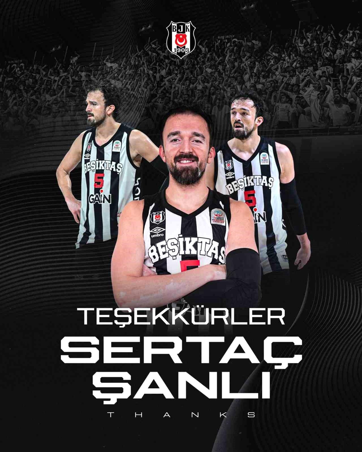 Beşiktaş\'ta Sertaç Şanlı ile yollar ayrıldı