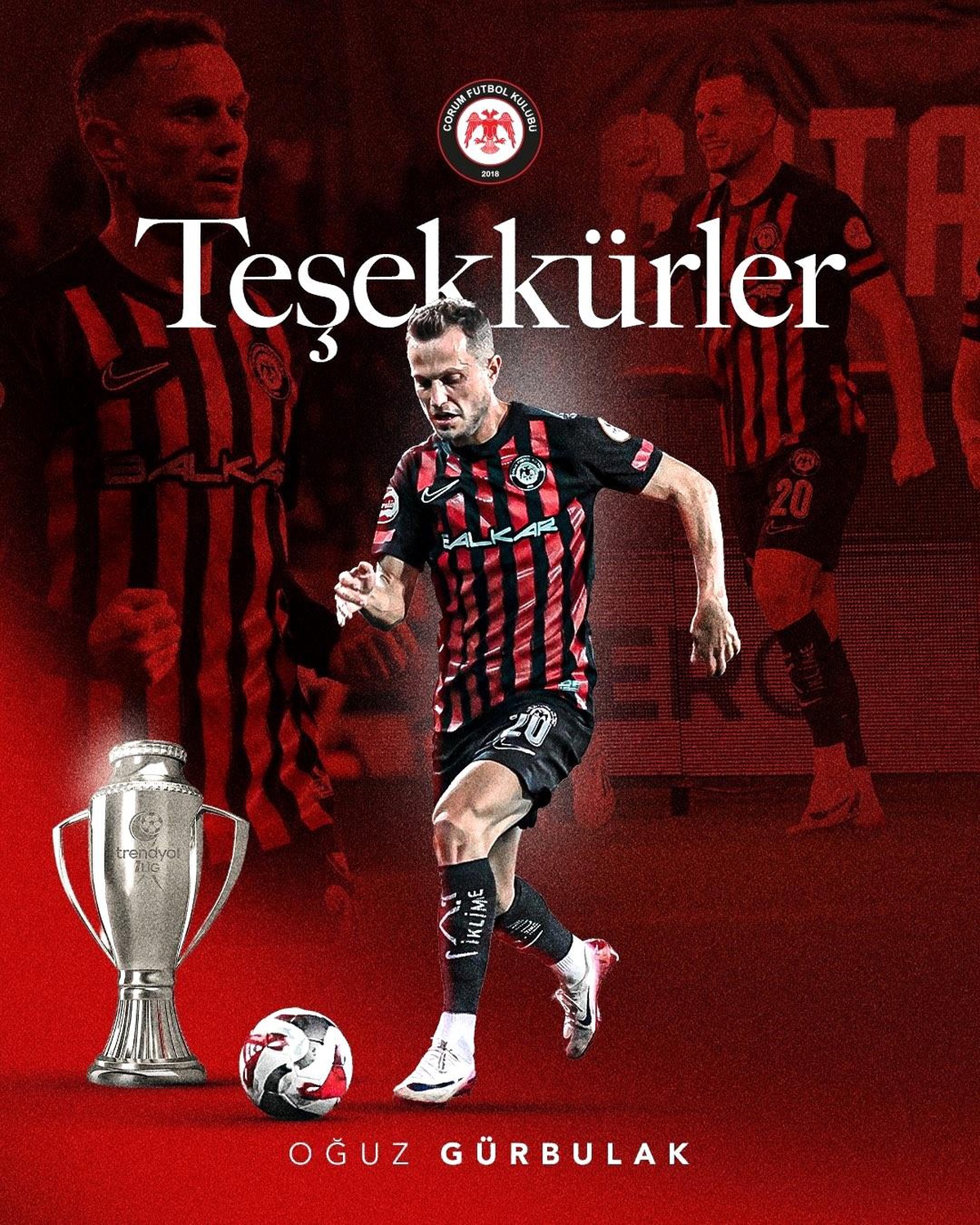 Çorum FK, Oğuz Gürbulak ile Sözleşmesini Feshetti