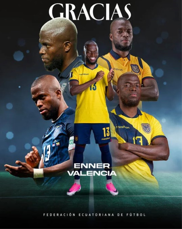 Enner Valencia'dan milli takıma veda