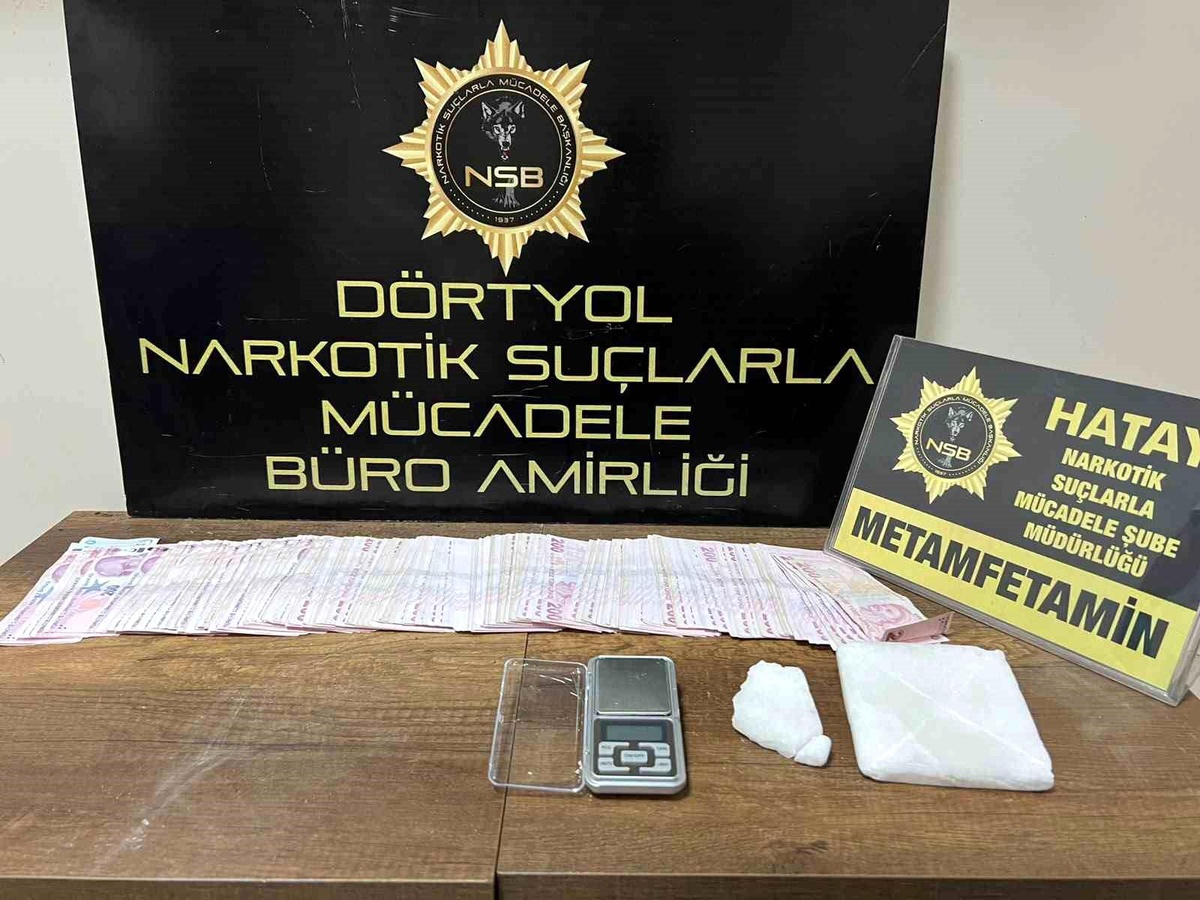 Hatay\'da Uyuşturucu Operasyonu: 250 Gram Metamfetamin Ele Geçirildi