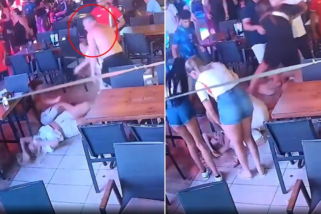 İngiliz turist, eşini ve ona engel olmaya çalışan çocuklarını acımasızca darbetti