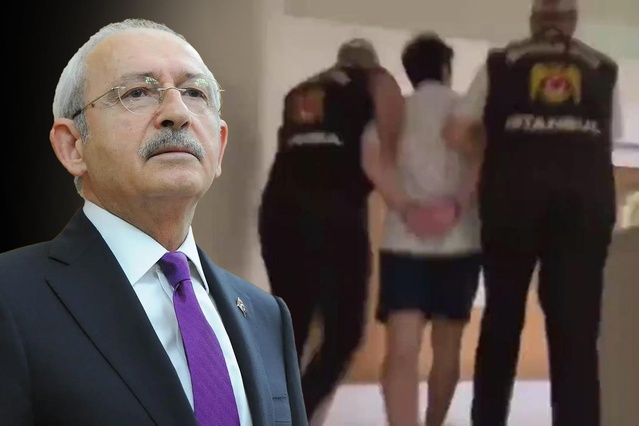 Deniz Göktaş’a ters kelepçe takılması Kılıçdaroğlu’nu da kızdırdı