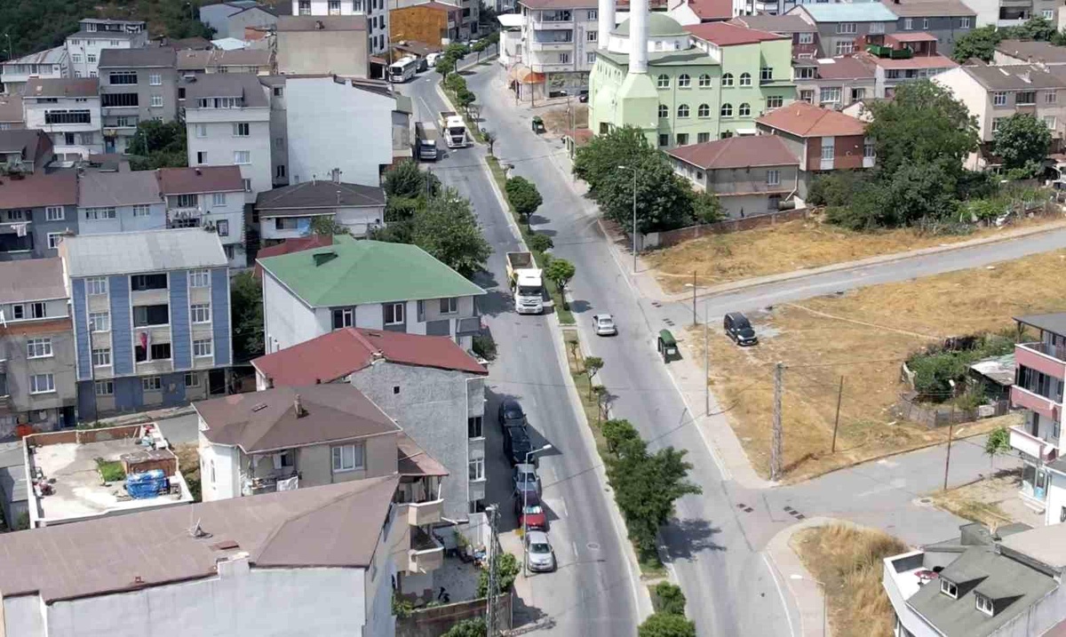 Boğazköy\'de Hafriyat Kamyonlarına Tepki