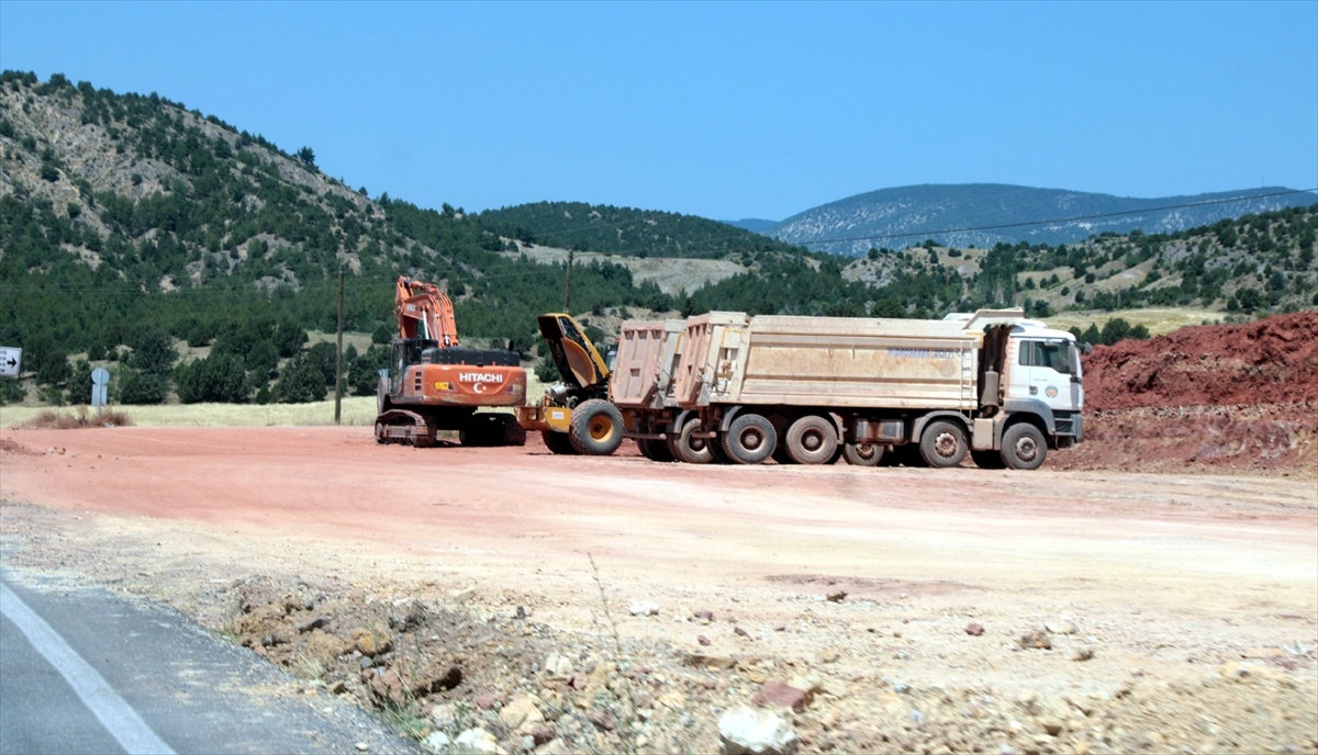 Beypazarı Yolunda Çalışmalar Başladı