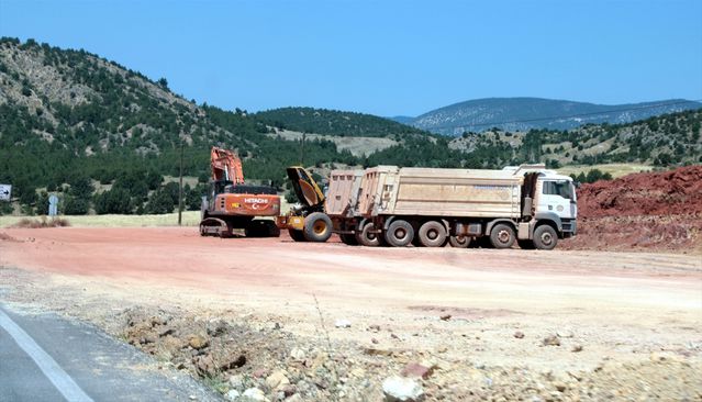 Beypazarı Yolunda Çalışmalar Başladı