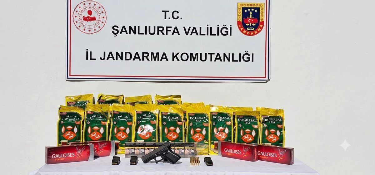 Ceylanpınar\'da Kaçak Sigara ve Silah Operasyonu