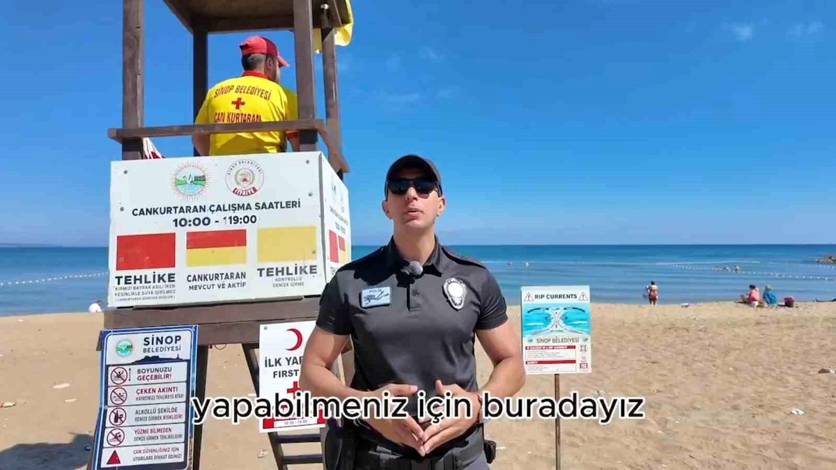 Sinop\'ta Boğulma Vakalarına Karşı Uyarı