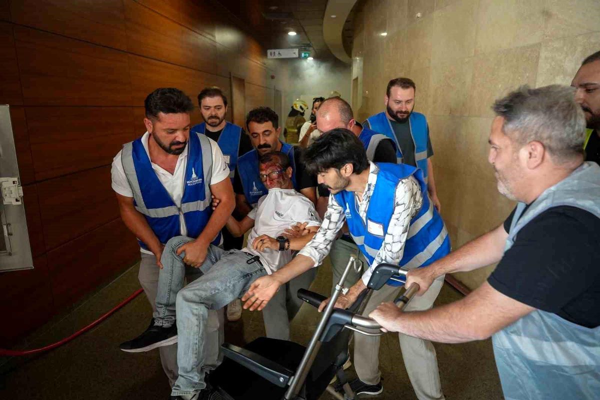 AASSM\'de gerçeğini aratmayan tatbikat