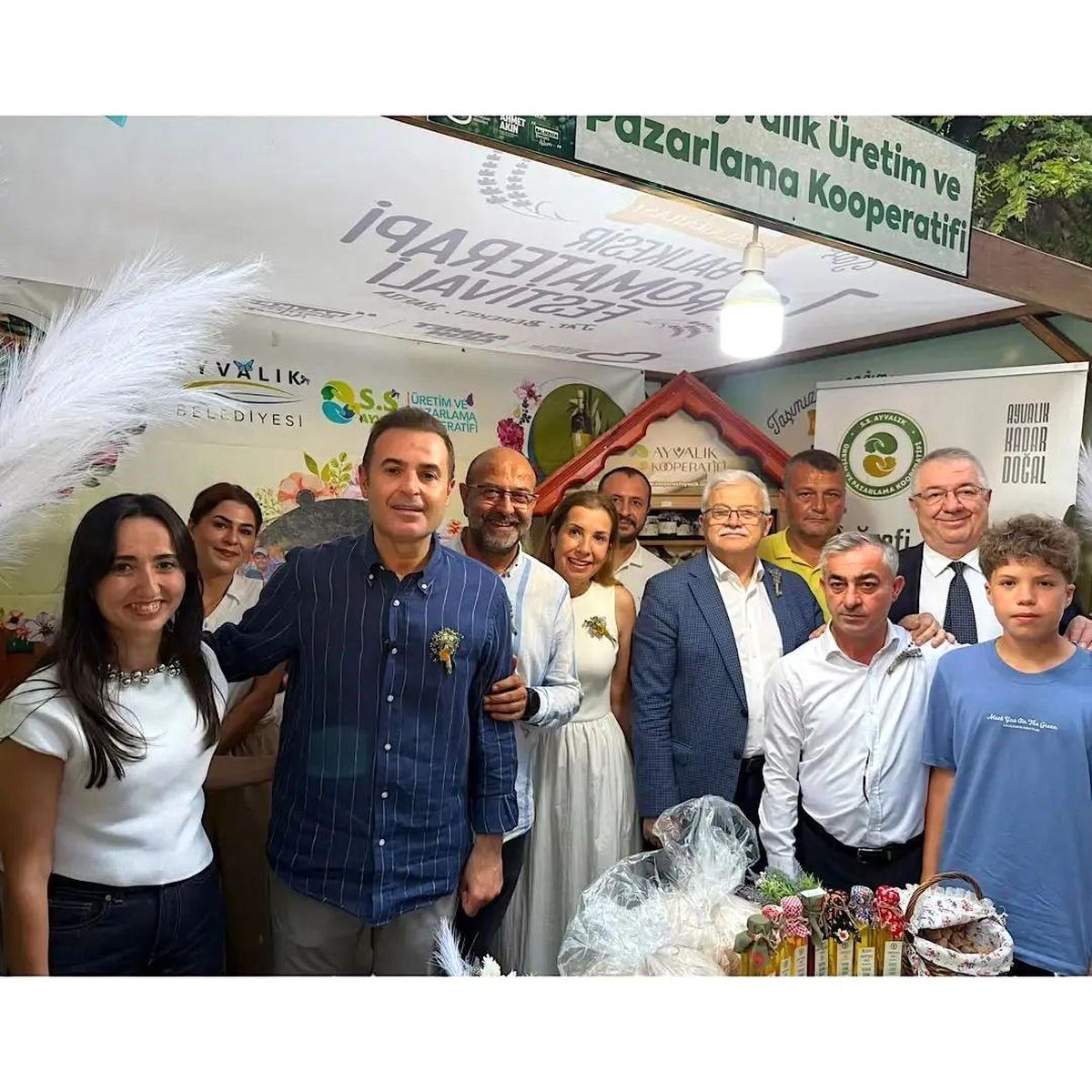 Ayvalık\'ın yöresel lezzetleri 7. Aromaterapi Festivali\'nde büyük ilgi gördü