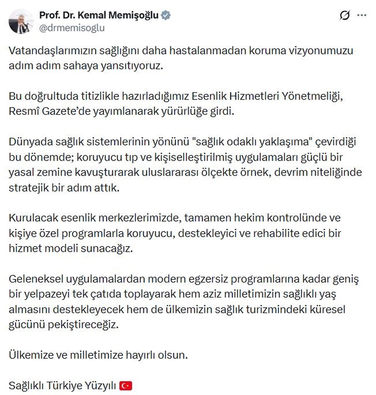 Esenlik Merkezleri Kuruluyor