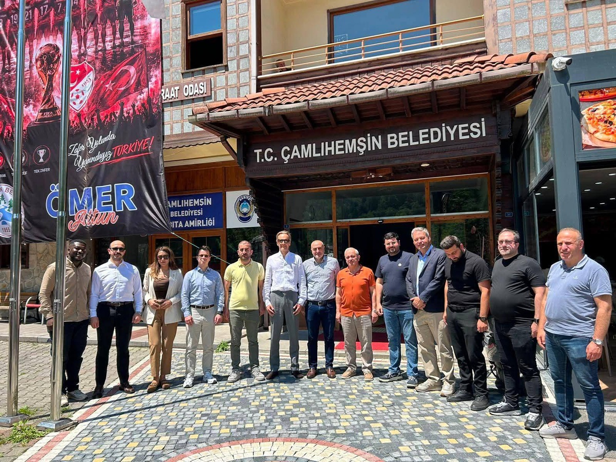 Belçika\'nın Türkiye Büyükelçisi Çamlıhemşin Belediyesini ziyaret etti