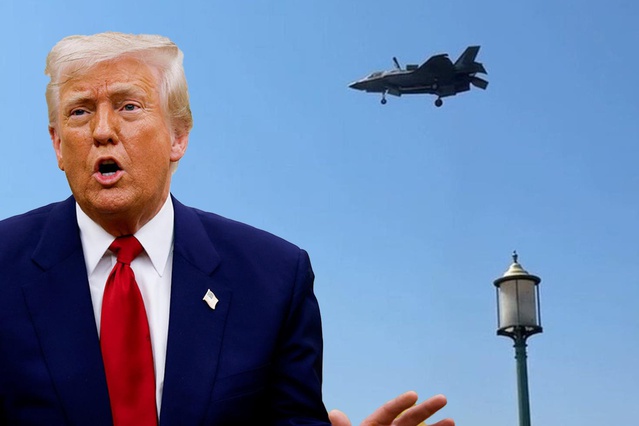 Beyaz Saray çevresinde gizemli anlar! F-35 havada bekledi