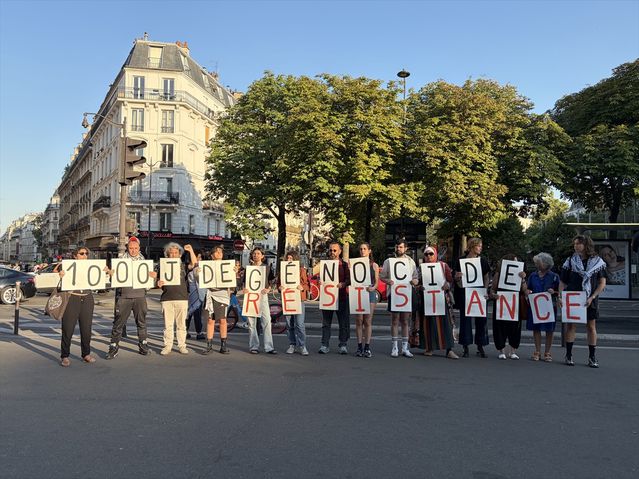 Paris’te Filistinliler Anıldı