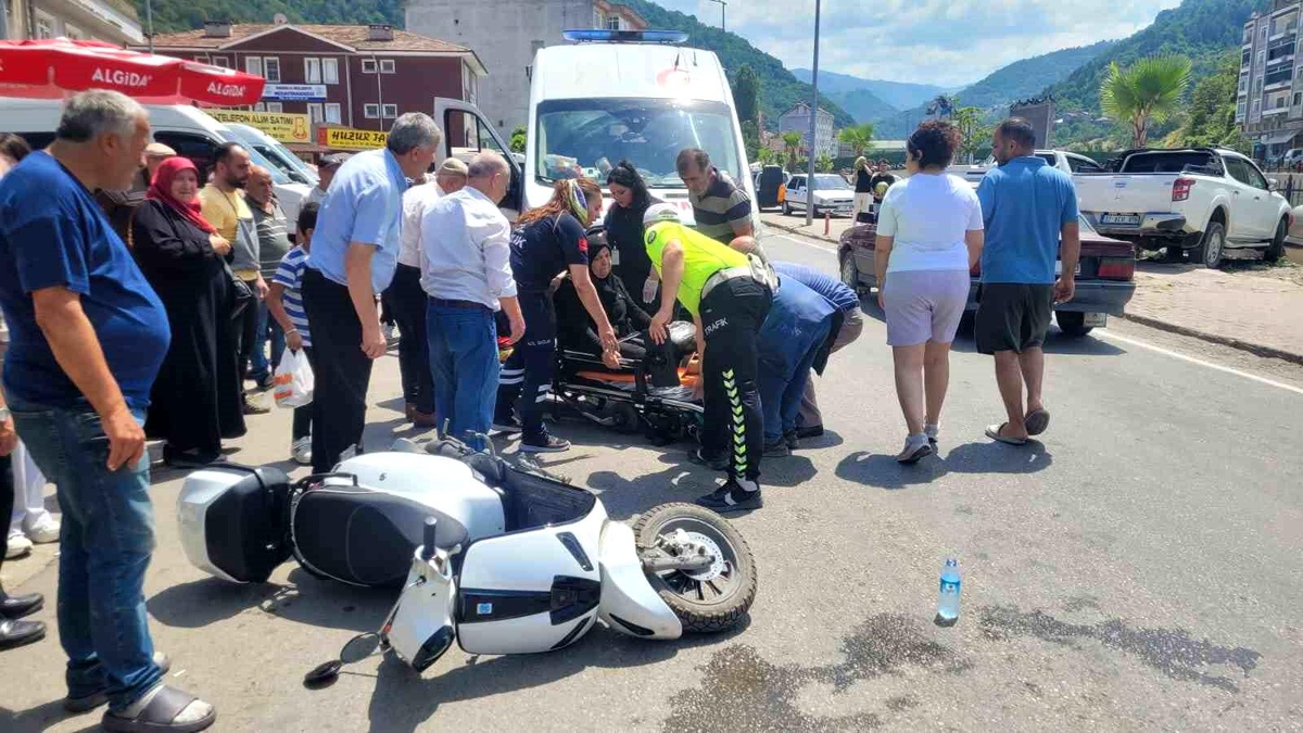 Kastamonu\'da Motosiklet Kazası