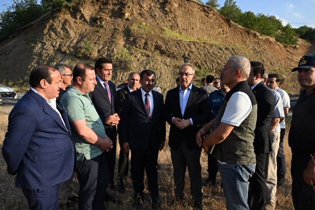 Malatya'da Orman Yangınına Müdahale