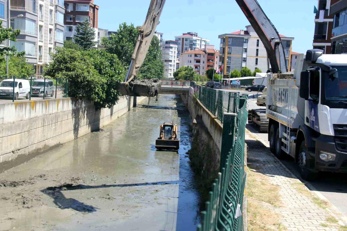 SASKİ\'den dere yataklarına neşter