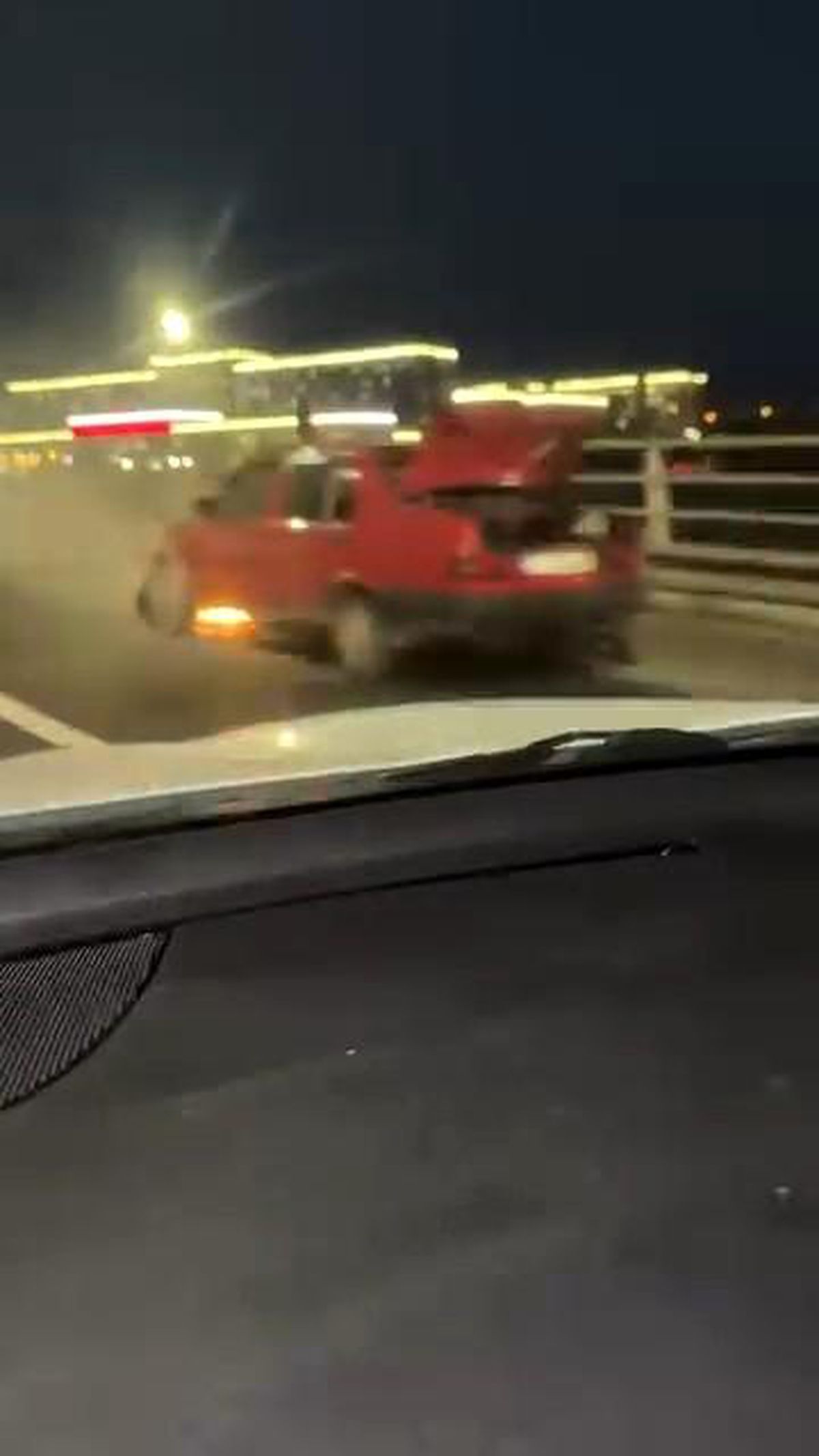 Eskişehir\'de Tofaş Otomobili Alev Aldı