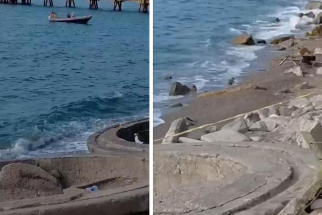 Zonguldak’ta kıyıya askeri amaçlı olduğu değerlendirilen İHA vurdu