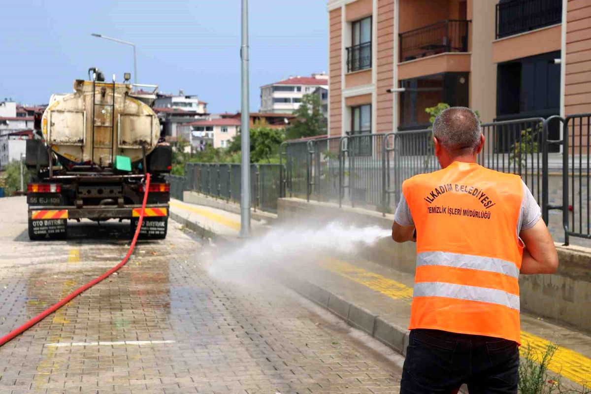 İlkadım\'da kapsamlı temizlik çalışmaları