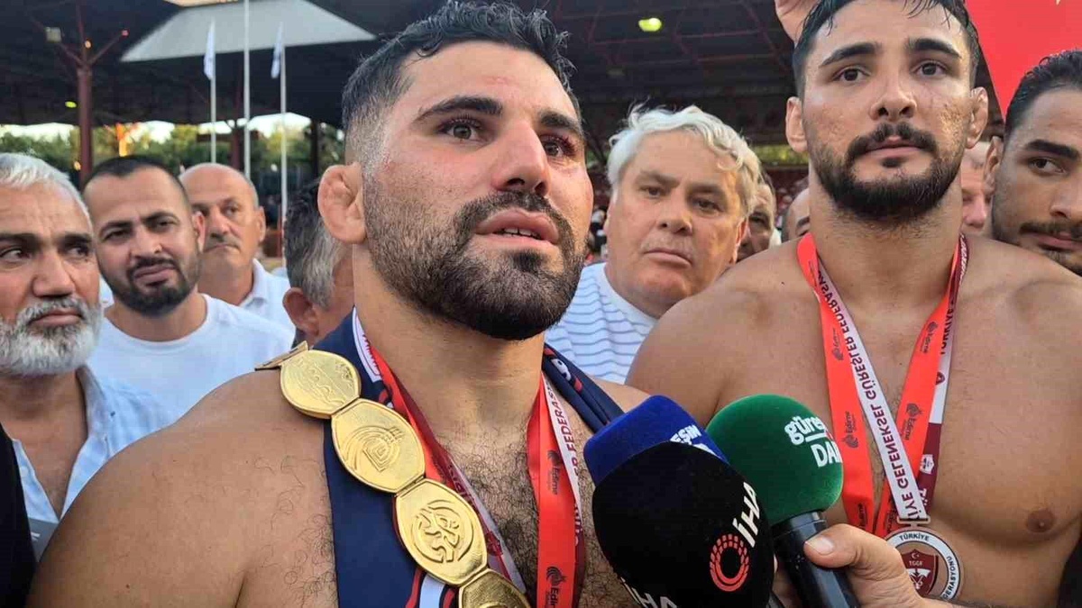 Kırkpınar\'ın yeni başpehlivanı Erkan Taş: "Kendimi rüyada gibi hissediyorum"
