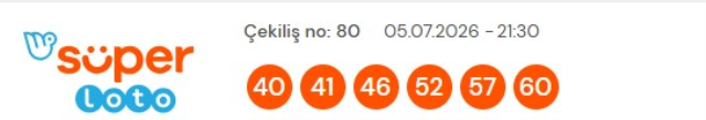 Süper Loto sonuçları açıklandı! 5 Temmuz Pazar Süper Loto kazanan numaralar neler? Süper Loto sonuçlarına ne zaman, nereden bakılır?
