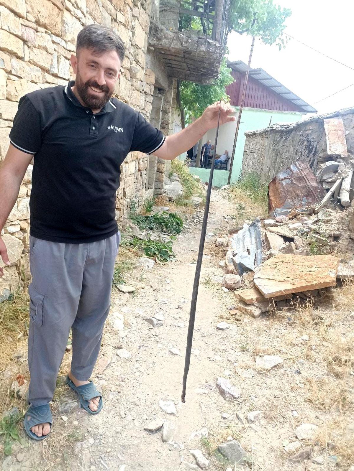 Dilektepe Köyü\'nde Yılan Paniği