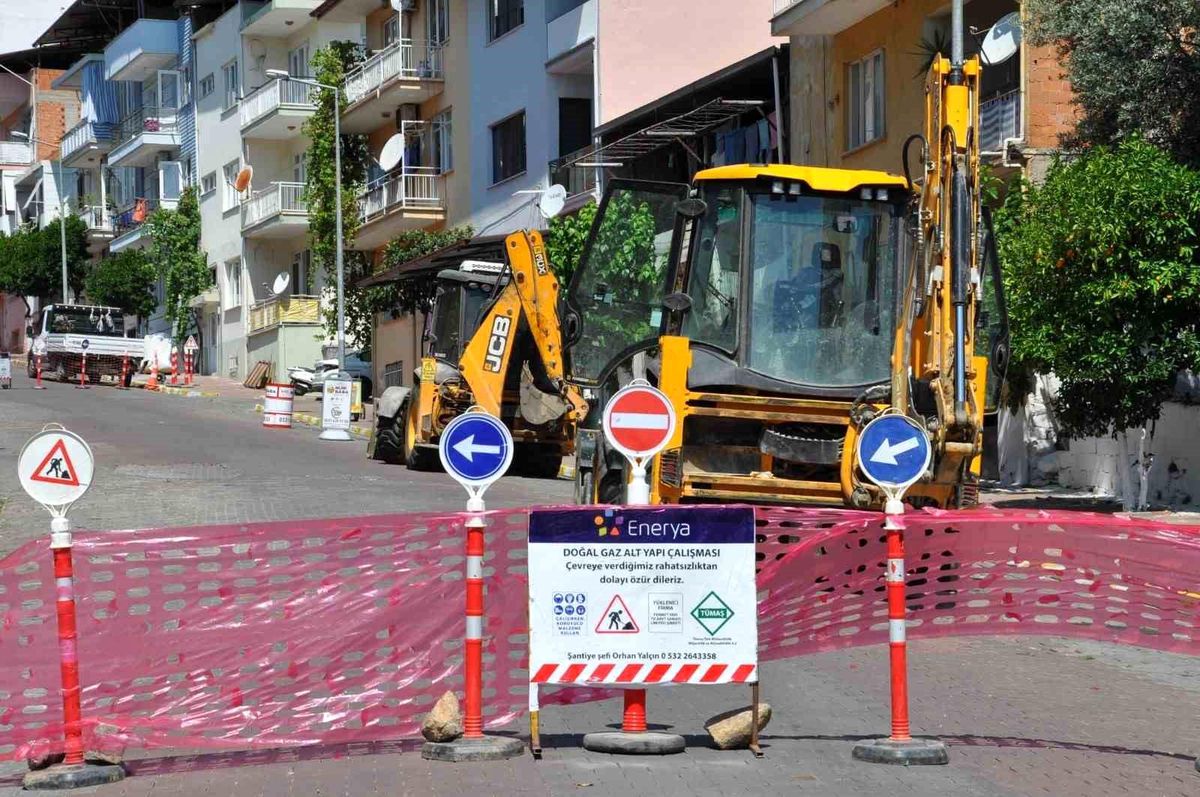 Bozdoğan\'da doğalgaz için ilk kazma vuruldu