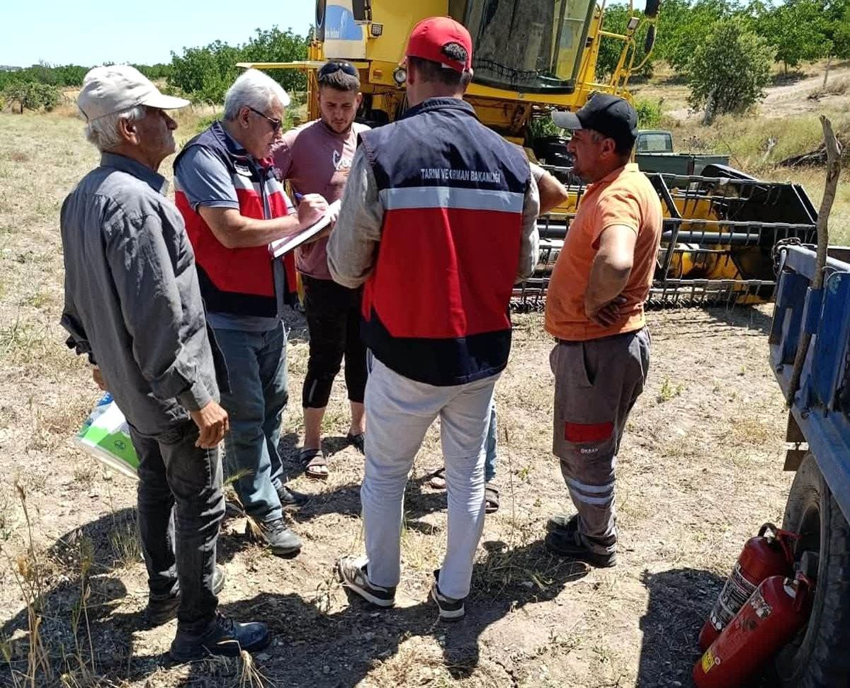 Gediz\'de Biçerdöver Denetimleri Devam Ediyor