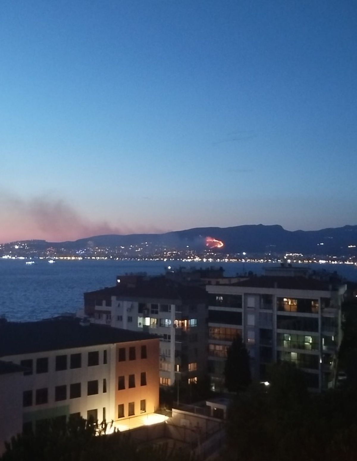 İzmir Çiğli\'de Otluk Alan Yangını