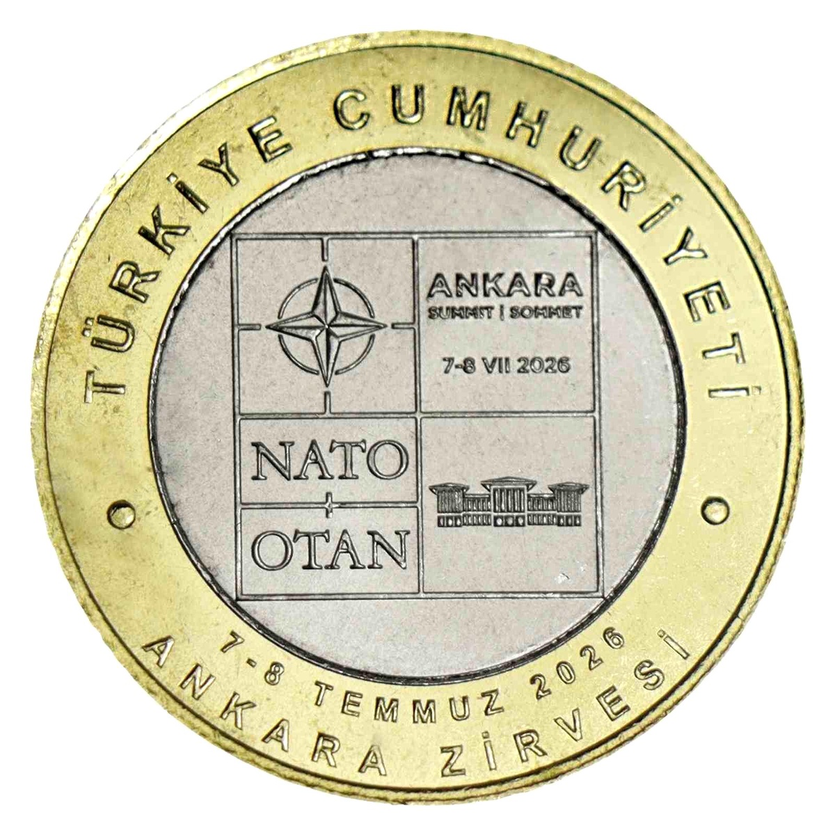 NATO Zirvesi İçin Hatıra Parası Basıldı