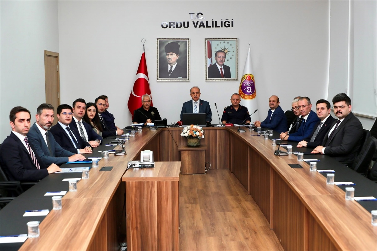 Ordu\'da Güvenlik Toplantısı Yapıldı
