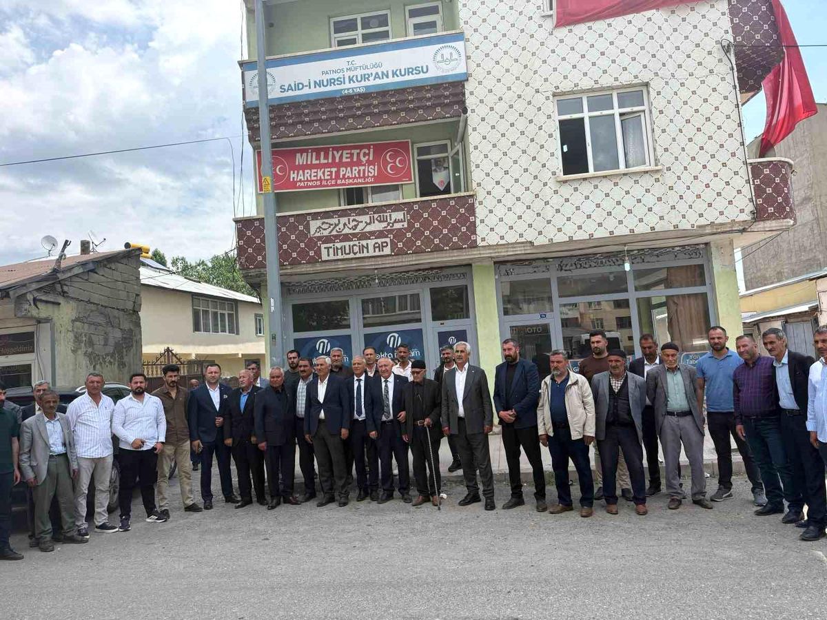 Şahin Yaman MHP Patnos İlçe Başkanı Oldu