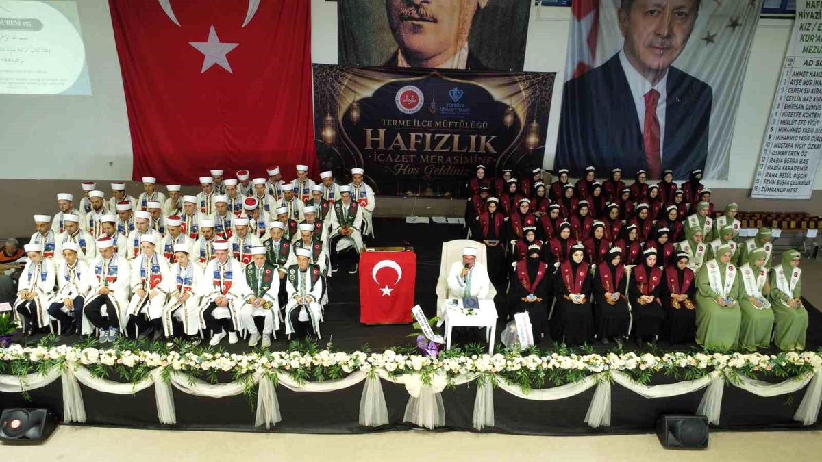 Samsun\'da 86 hafızın icazet heyecanı