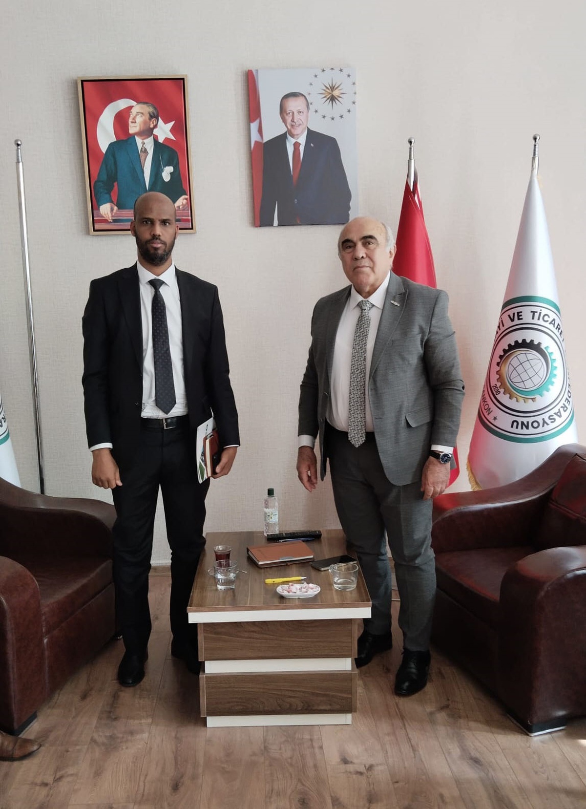 Somali Diplomatı SANKON\'u Ziyaret Etti