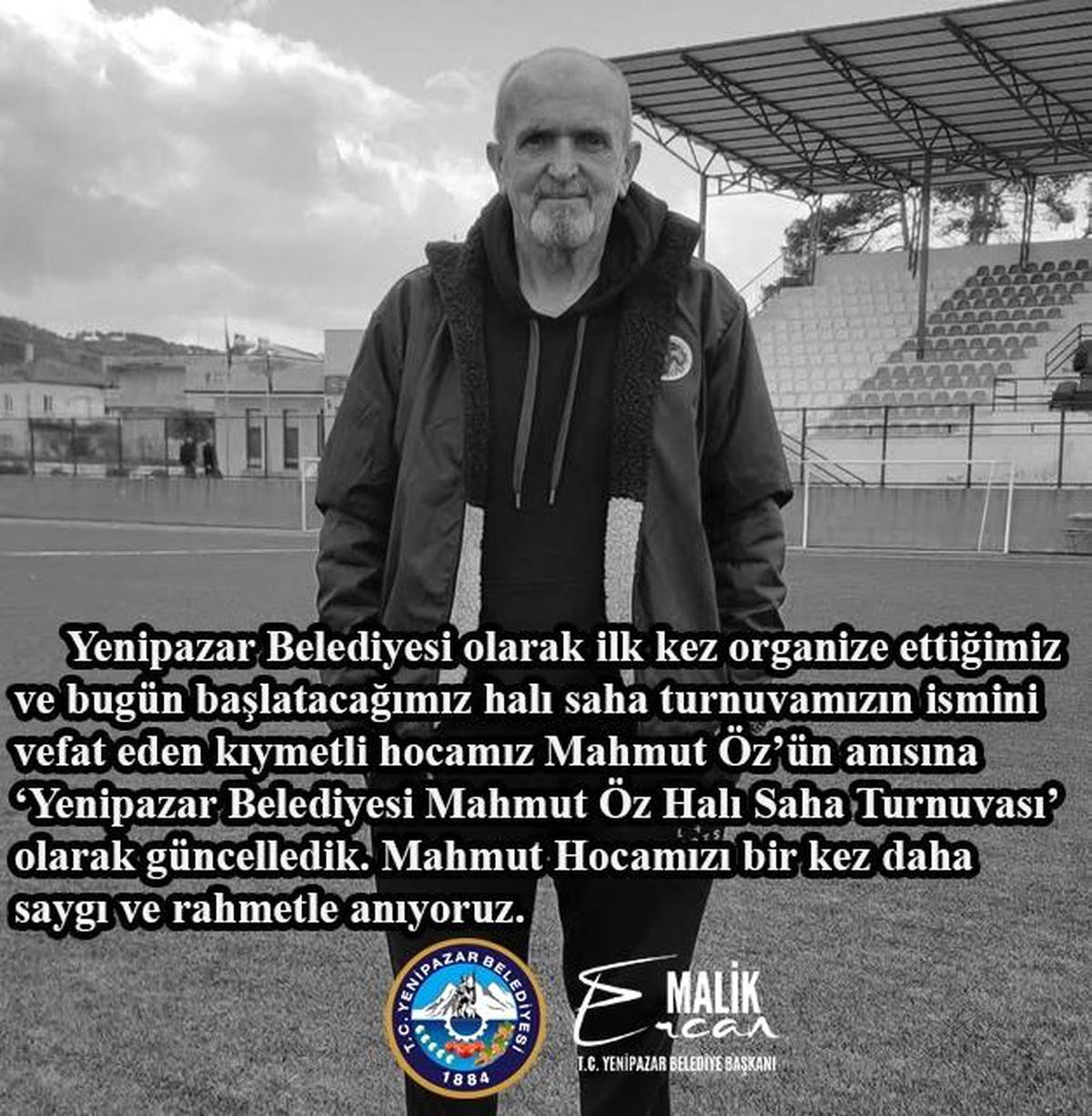 Yenipazar\'da halı saha turnuvasına Mahmut Öz\'ün ismi verildi