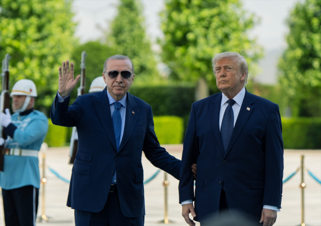 Beştepe'deki görüşme başladı! Cumhurbaşkanı Erdoğan ve Trump'tan ilk sözler