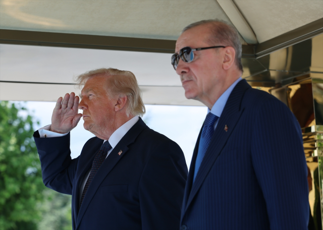 Beştepe'deki görüşme başladı! Cumhurbaşkanı Erdoğan ve Trump'tan ilk sözler