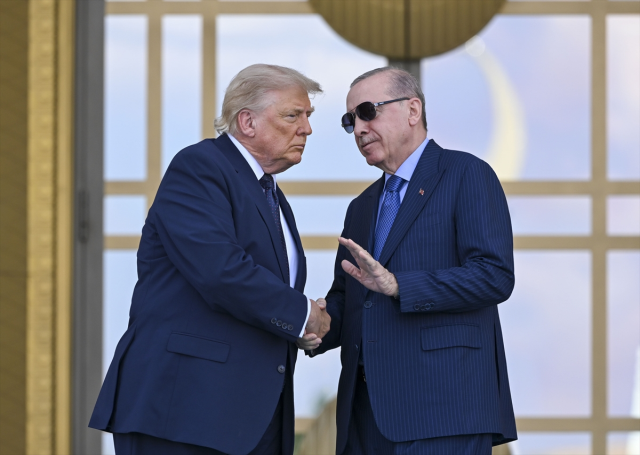 Beştepe'deki görüşme başladı! Cumhurbaşkanı Erdoğan ve Trump'tan ilk sözler
