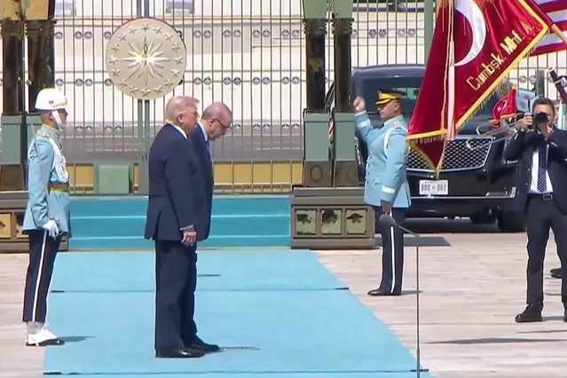 Beştepe’de Trump’a resmi tören